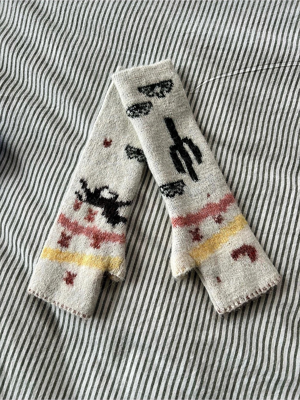 Zara western fingerless gloves